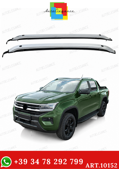 💫ART.10152 Barre sul tetto TENZO-R in alluminio argendo per VW Amarok II 2022+💫