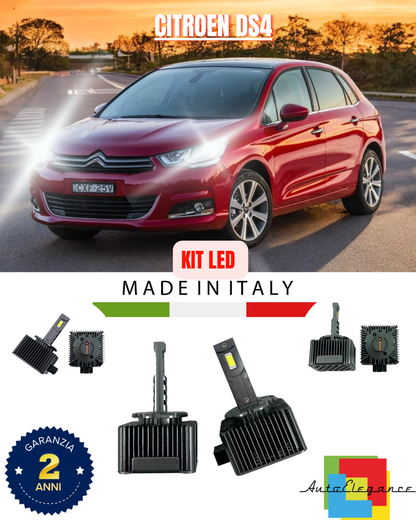 ❤️ LAMPADE ANABBAGLIANTI D1S KIT LED 6000K ADATTO PER CITROEN DS4❤️