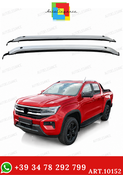 💫ART.10152 Barre sul tetto TENZO-R in alluminio argendo per VW Amarok II 2022+💫