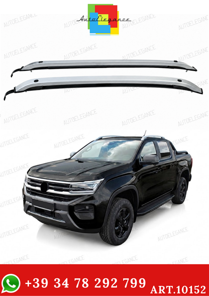 💫ART.10152 Barre sul tetto TENZO-R in alluminio argendo per VW Amarok II 2022+💫