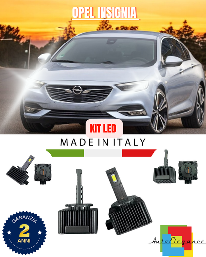 ❤️ LAMPADE ANABBAGLIANTI D1S KIT LED 6000K ADATTO PER OPEL INSIGNIA ❤️