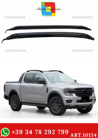 💫ART.10154 Barre Portatutto in alluminio Nero TENZO-R per Ford Ranger T9💫