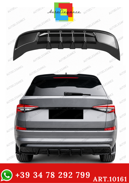 💫ART.10161 Diffusore Posteriore per SKODA Kodiaq Sportline MK1 Pre/Facelift 2021-2023💫