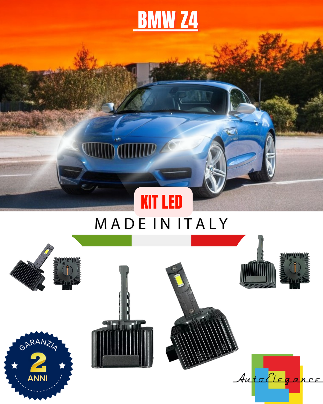 ❤️ LAMPADE ANABBAGLIANTI D1S KIT LED 6000K ADATTO PER  BMW Z4 ❤️