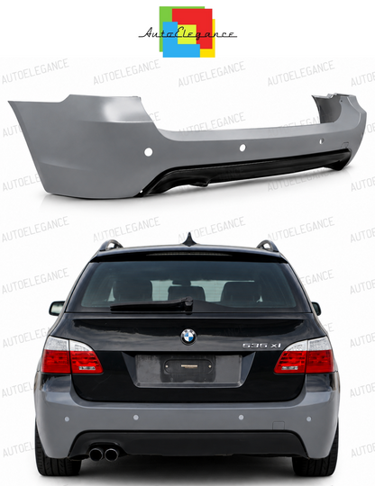 💫ART.10373 PARAURTI POSTERIORE STILE SPORTIVO PDC - BMW E61 08-10 TOURING💫