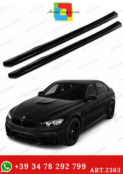 2363 ⭐Sotto Minigonne laterali adaptate for BMW Serie 3 M3 F80 14-18⭐