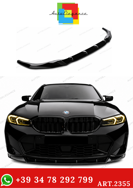 2355⭐Splitter anteriore adatto per BMW Serie 3 G20/G21 M-Pack Facelift (2022+)⭐