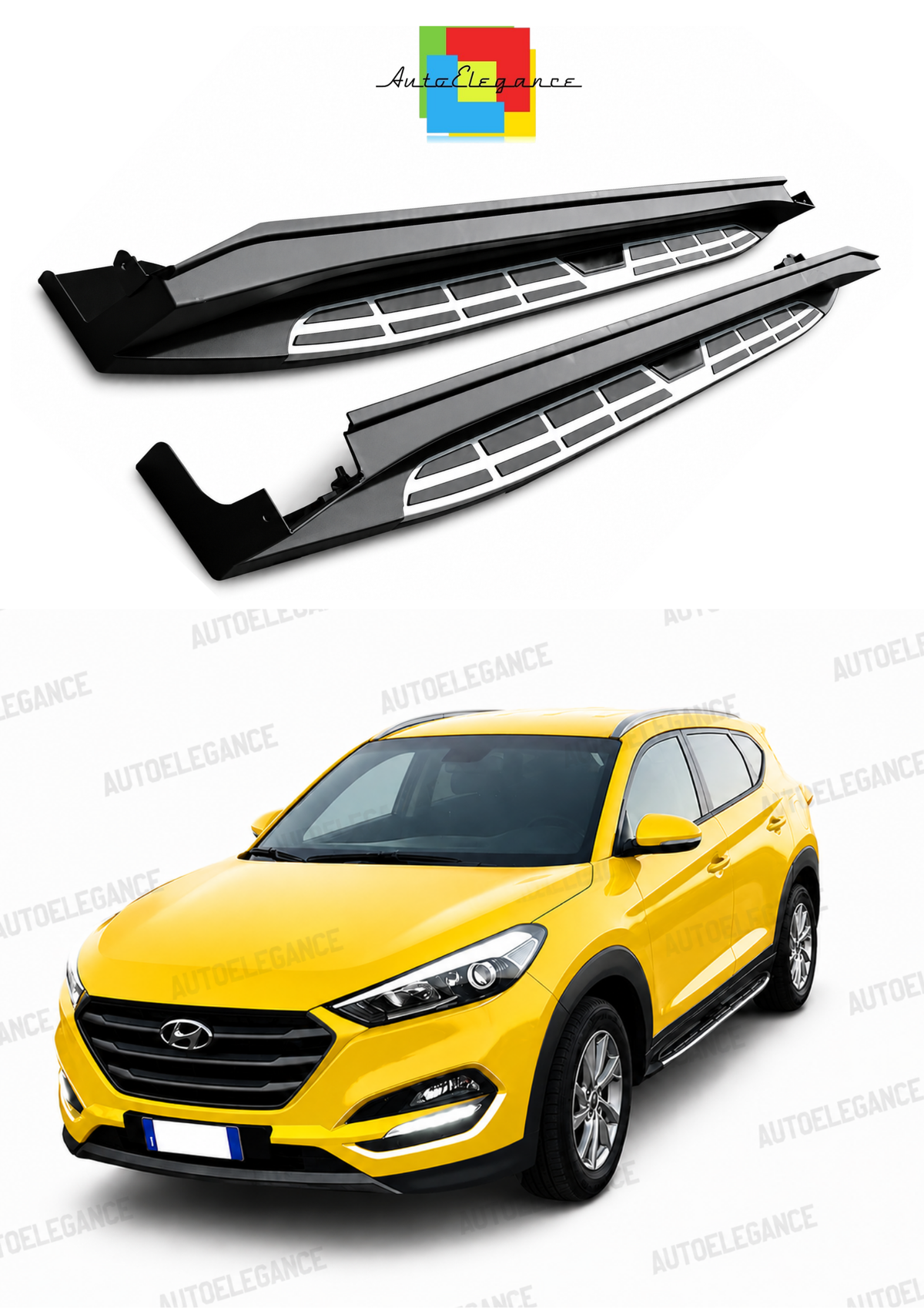 ✨PEDANEADATTI PER HYUNDAI TUCSON 2015-2020 OEM + LOGO✨