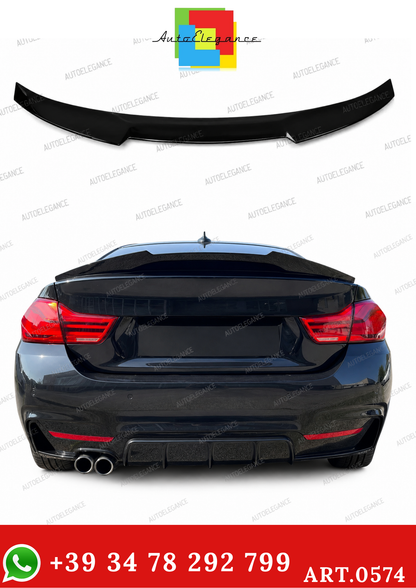 0574⭐BMW 4 F32 2013-2020 COUPE REAR BONNET SPOILER ABS M4 LOOK⭐ 