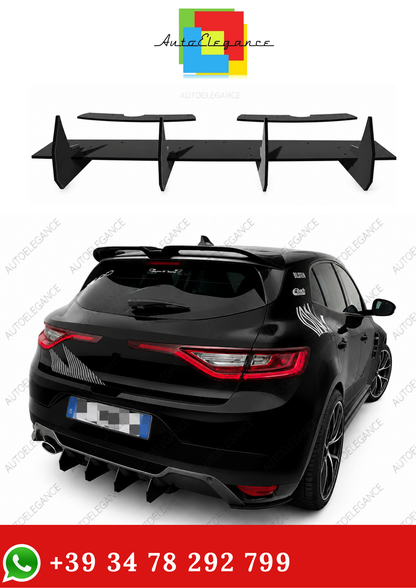 Diffusore Posteriore per Renault Megane Stile GT 2015-2020