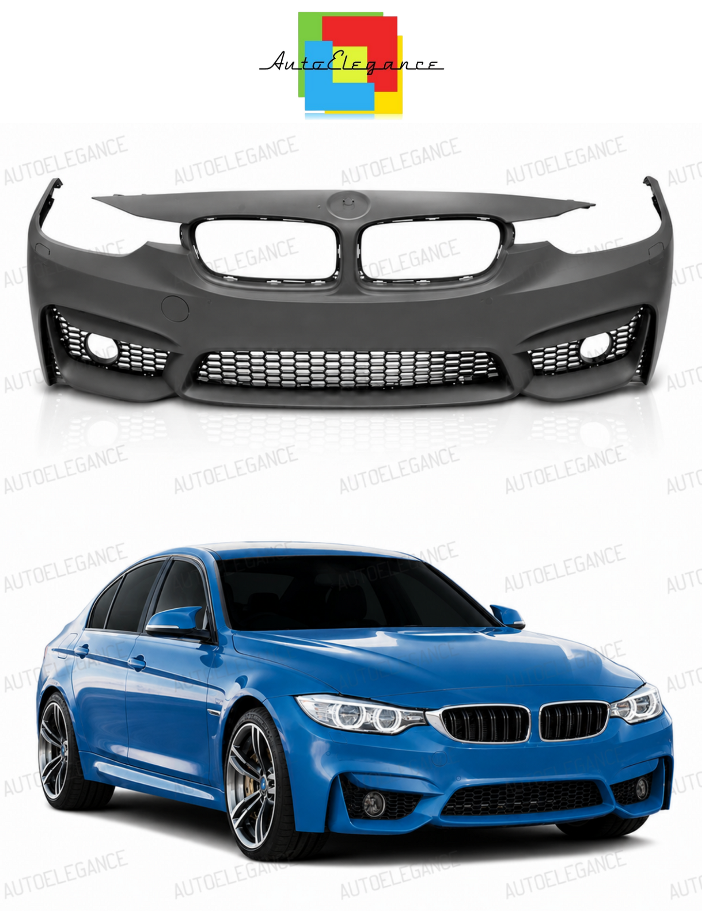 💫ART.10375 PARAURTI ANTERIORE SPORTO - BMW F30 / F31 11-18💫
