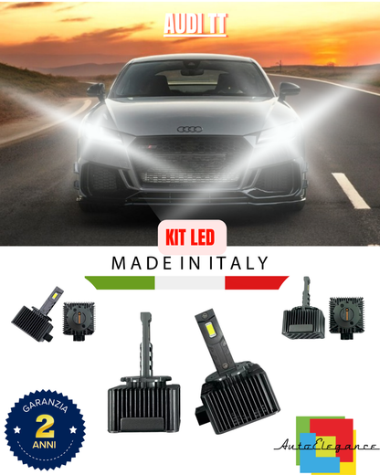 ❤️ LAMPADE ANABBAGLIANTI D5S KIT LED 6000K ADATTO PER  AUDI TT❤️