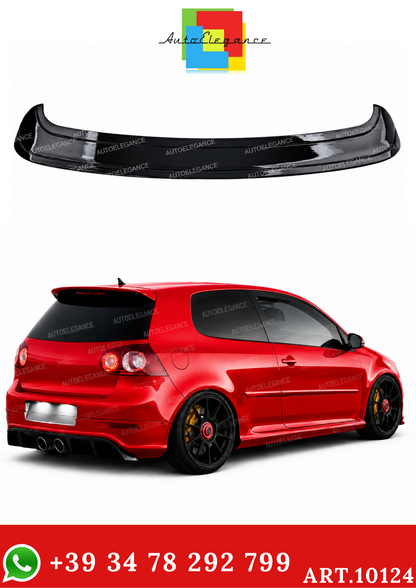 💫ART.10124 Spoiler sul Tetto Look Performance Nero Lucido per VW Golf 5 2003-2008💫