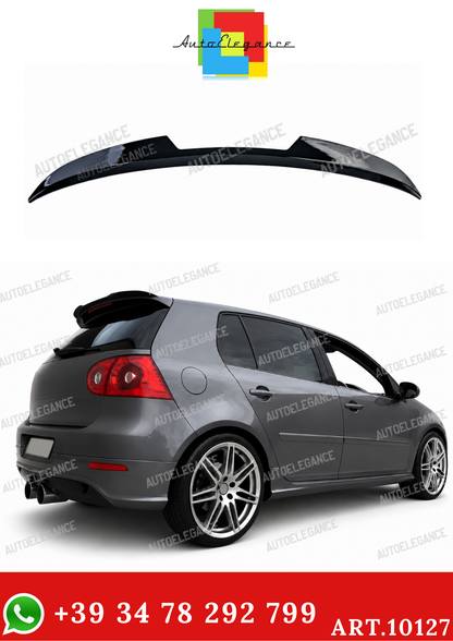💫ART. 10127 Spoiler Posteriore Nero Lucido per VW Golf 5 2003-2008💫