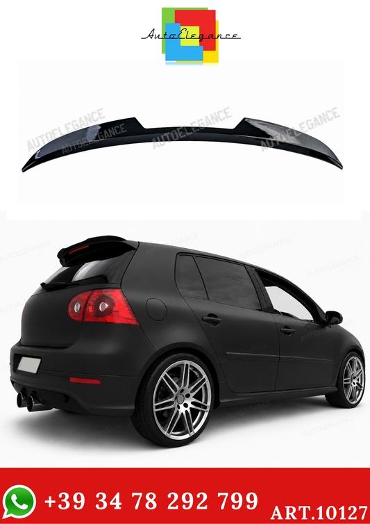 💫ART. 10127 Spoiler Posteriore Nero Lucido per VW Golf 5 2003-2008💫