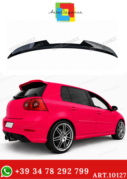 💫ART. 10127 Spoiler Posteriore Nero Lucido per VW Golf 5 2003-2008💫
