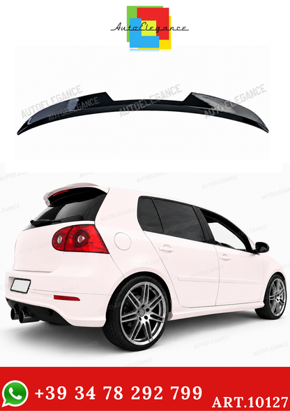 💫ART. 10127 Spoiler Posteriore Nero Lucido per VW Golf 5 2003-2008💫