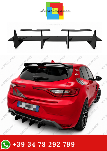 Diffusore Posteriore per Renault Megane Stile GT 2015-2020