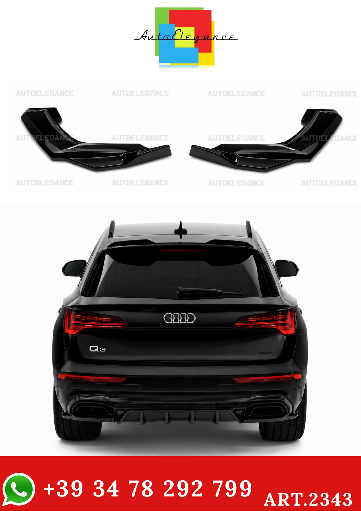 ART.2343 FLAP AUDI SQ5 Q5 S-LINE SUV SPORTBACK MK2 FACELIFT 2020 -