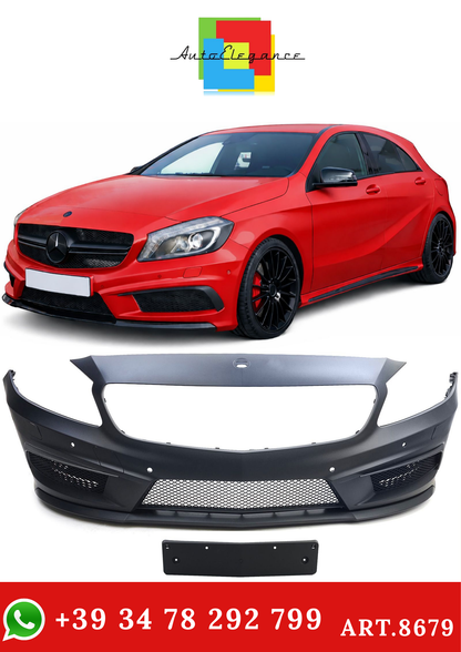 💫ART.8679 Paraurti Anteriore Sportivo per Mercedes Classe A (2012-2015)💫