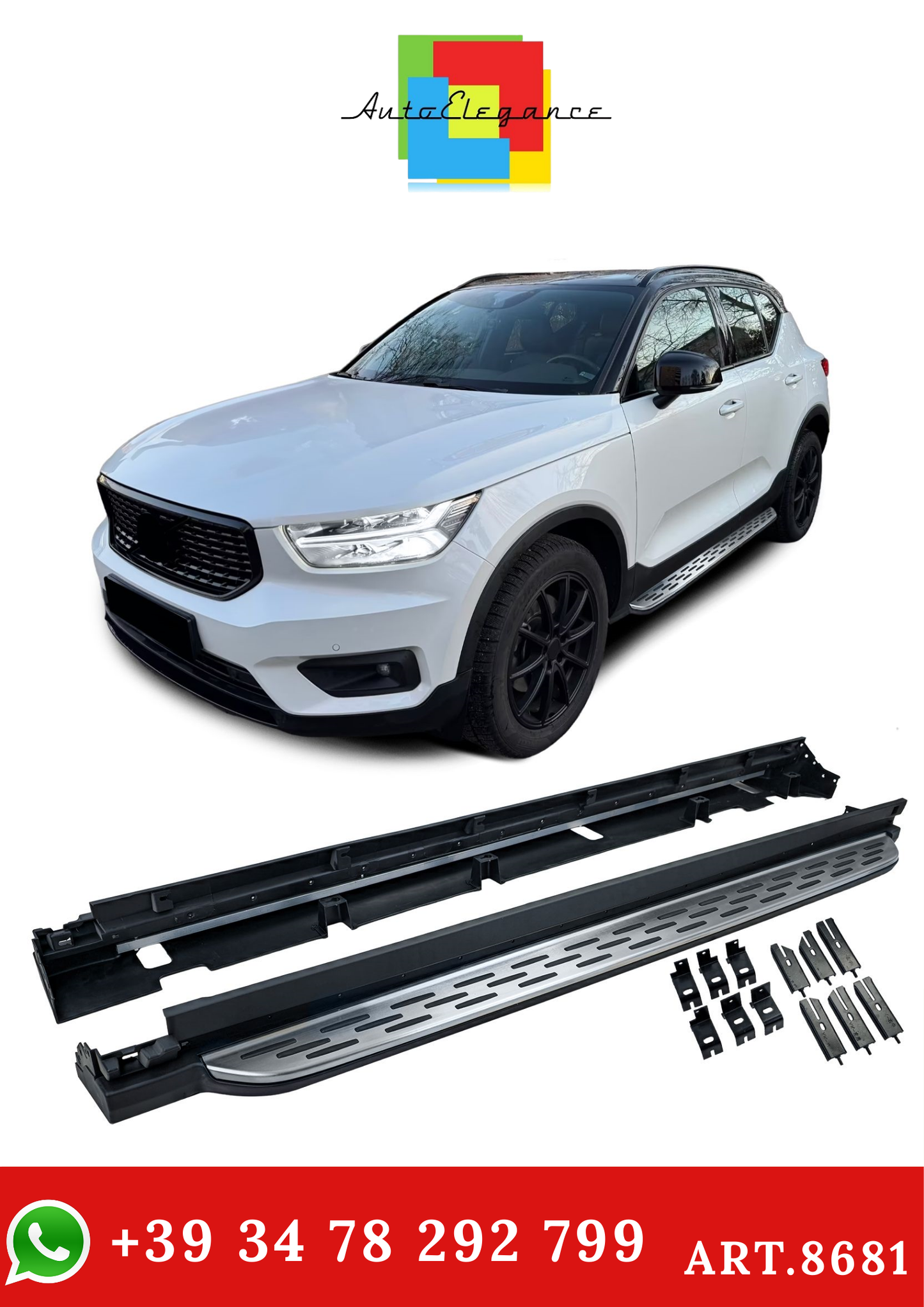 💫ART.8681 Pedane Laterali OE Style adatto per Volvo XC40 2017+💫