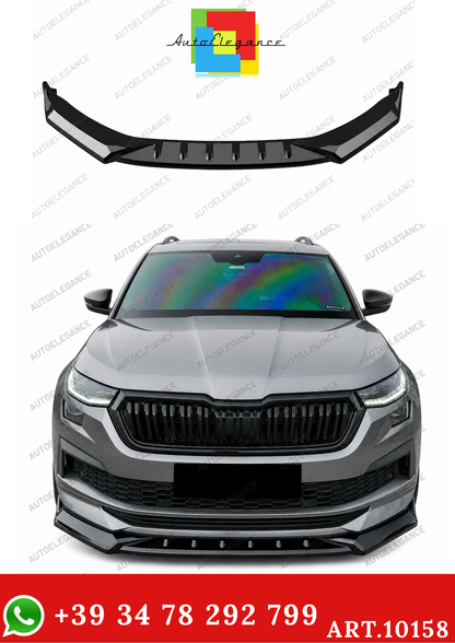 💫ART.10158 Splitter Anteriore per SKODA Kodiaq Sportline MK1 Facelift 2021-2023💫