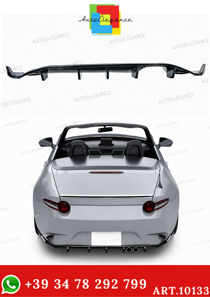 💫ART.10133 Diffusore Posteriore Sportivo Nero Lucido per Mazda MX-5 ND 2015💫