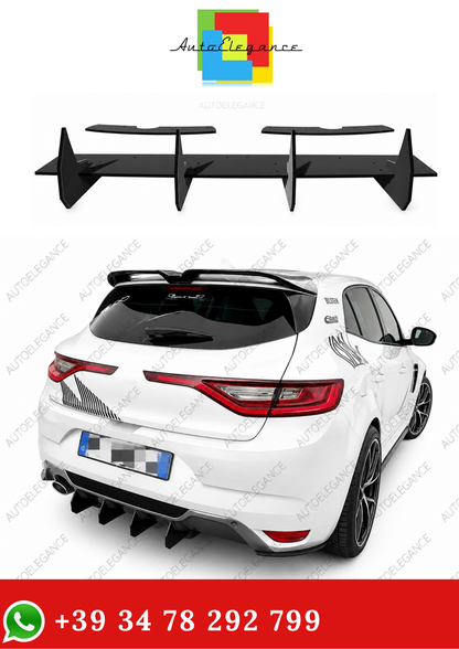 Diffusore Posteriore per Renault Megane Stile GT 2015-2020
