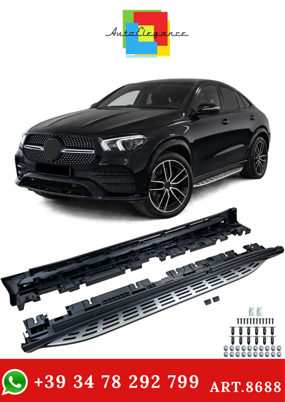 💫ART.8688 Pedane Laterali in Alluminio Stile OE per GLE C167 Coupé 2020+💫