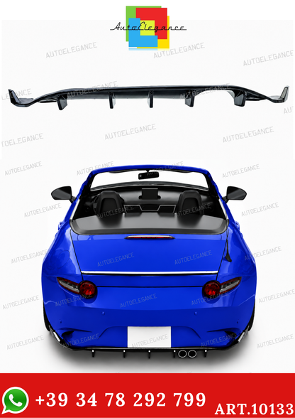 💫ART.10133 Diffusore Posteriore Sportivo Nero Lucido per Mazda MX-5 ND 2015💫