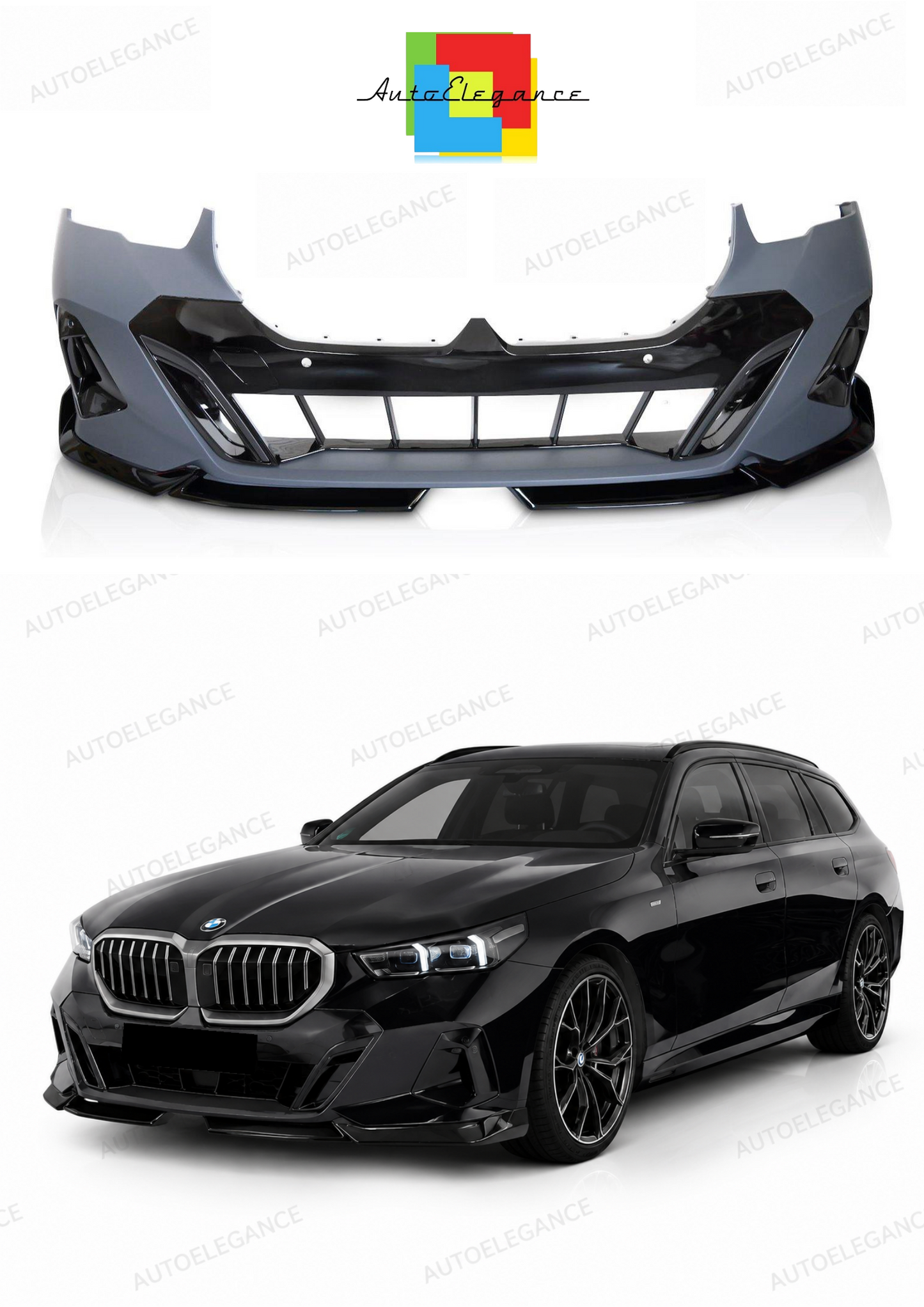 💫ART.10330 PARAURTI ANTERIORE IN STILE SPORTIVO PER BMW G60 / G61 2023-💫
