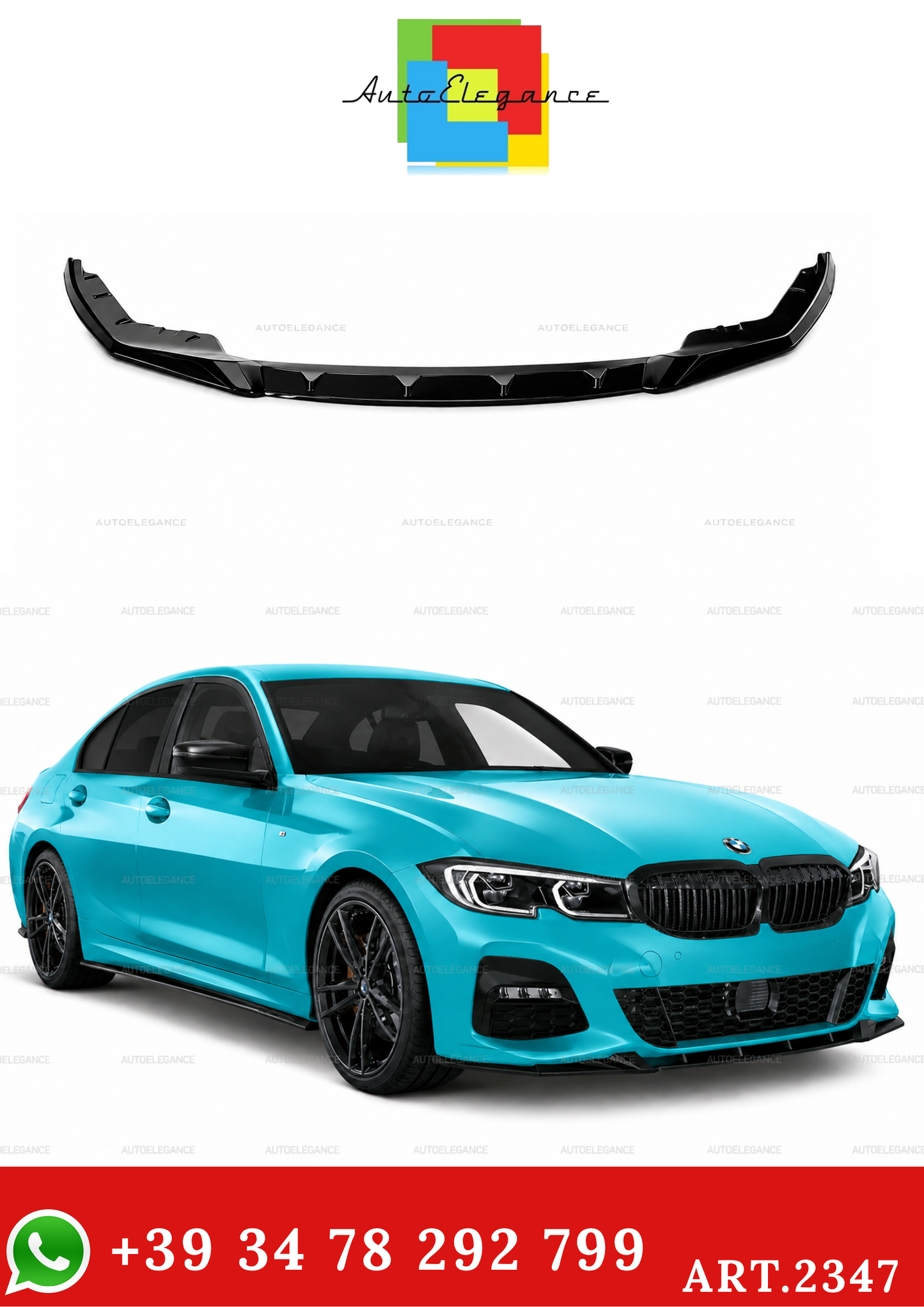 💫ART.2347 FS-AAD-026 Splitter Bmw 3 Series M-Pack G20 21 2028-2022💫