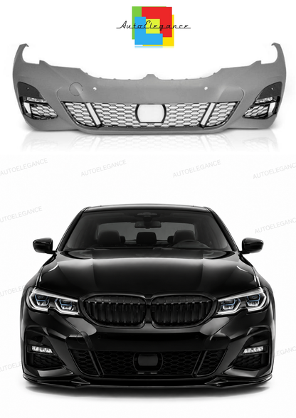 💫ART.10406 PARAURTI ANTERIORE STILE SPORTIVO PDC ACC - BMW G20/G21 19-22💫