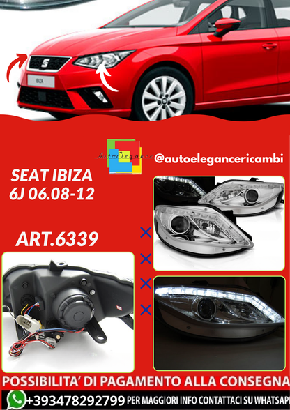 ART.6339 FARI  ANTERIORI  SEAT IBIZA 6J 06.08-12