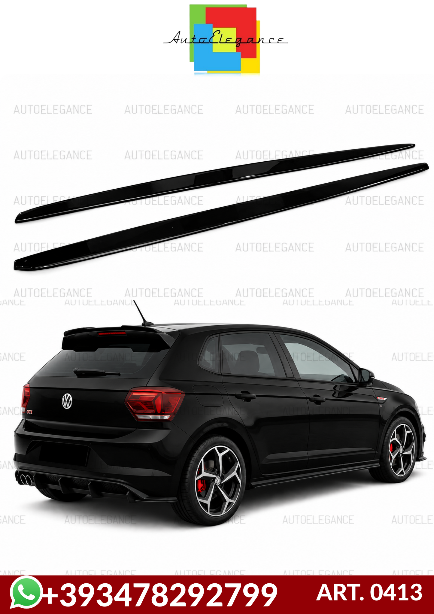 💕 ART. 0413 SOTTO MINIGONNE  VW  POLO 6R💕