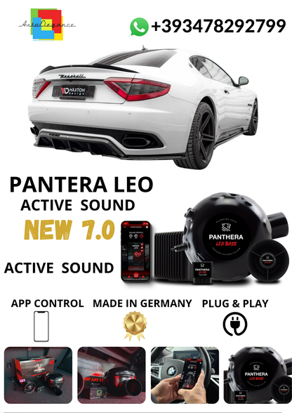 💕Sound Booster Panthera Maserati Granturismo S Scarico Sportivo Elettronico💕