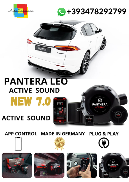 💕Sound Booster Panthera Maserati Grecale GT Scarico Sportivo Elettronico💕