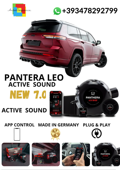 💕Sound Booster Panthera Jeep Grand Cherokee L Mk Scarico Sportivo Elettronico💕