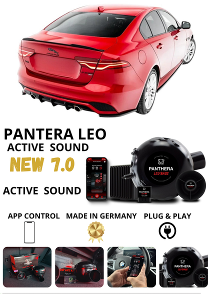 💕Sound Booster Panthera Scarico Elettronico Active Exhaust Jaguar XE X760💕