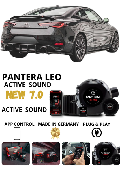 💕Sound Booster Panthera Scarico Elettronico Active Exhaust Infiniti Q60 S Mk2💕