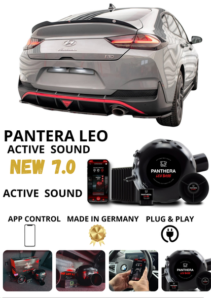 💕Sound Booster Panthera Scarico Elettronico Active Exhaust Hyundai I30 MK3💕