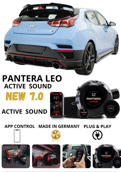 💕 Sound Booster Adatto per Hyundai Veloster Active Exhaust Scarico Sportivo 💕
