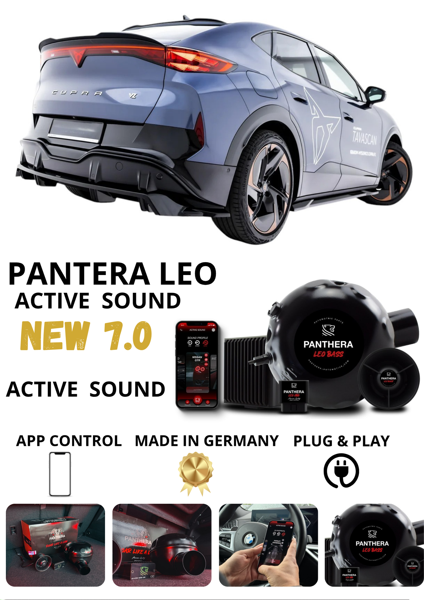 💕 Sound Booster Adatto per  Cupra Tavascan Mk1 Active Exhaust Sportivo 💕