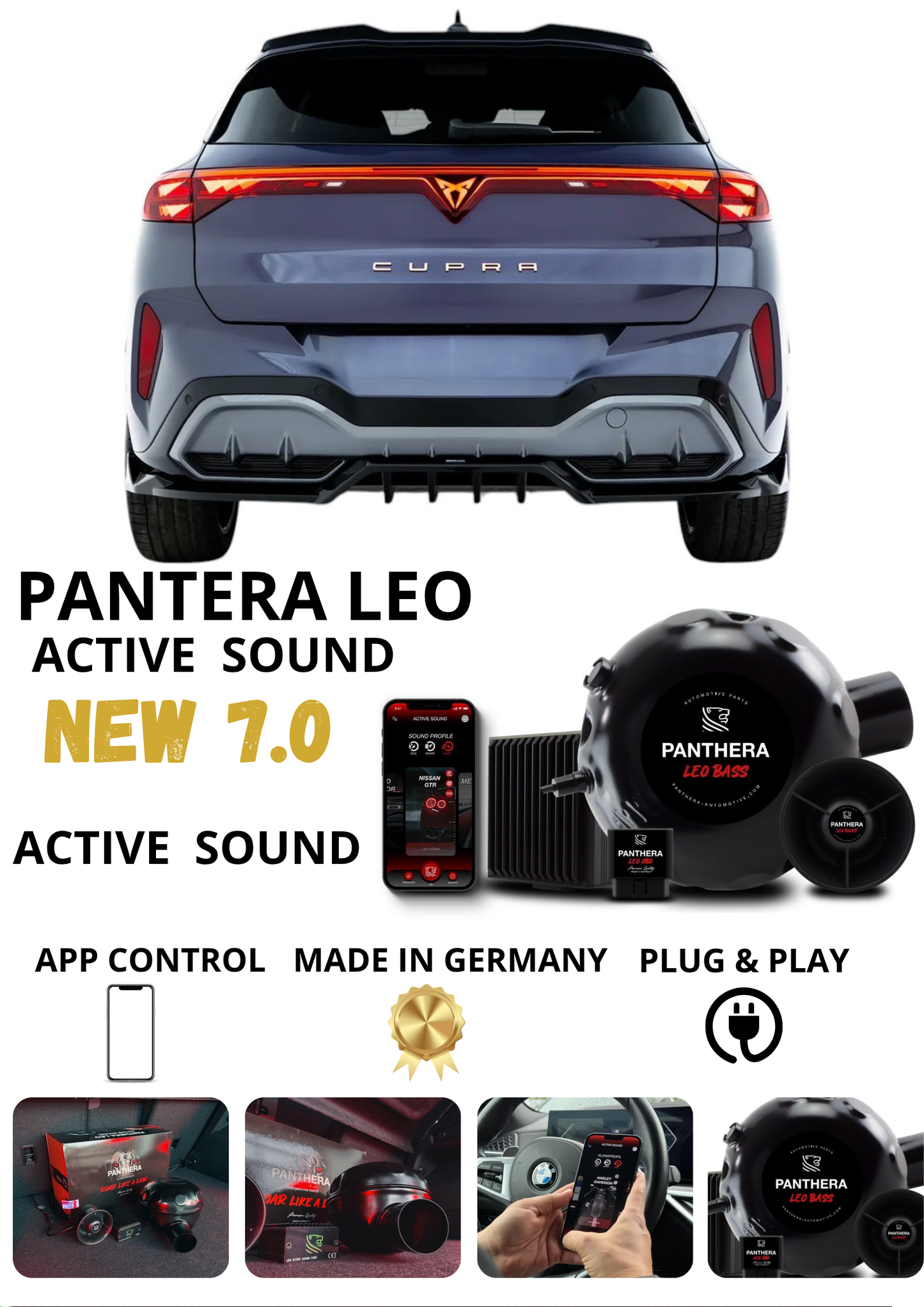 💕 Sound Booster Adatto per Cupra Terramar Mk1  Active Exhaust Sportivo 💕