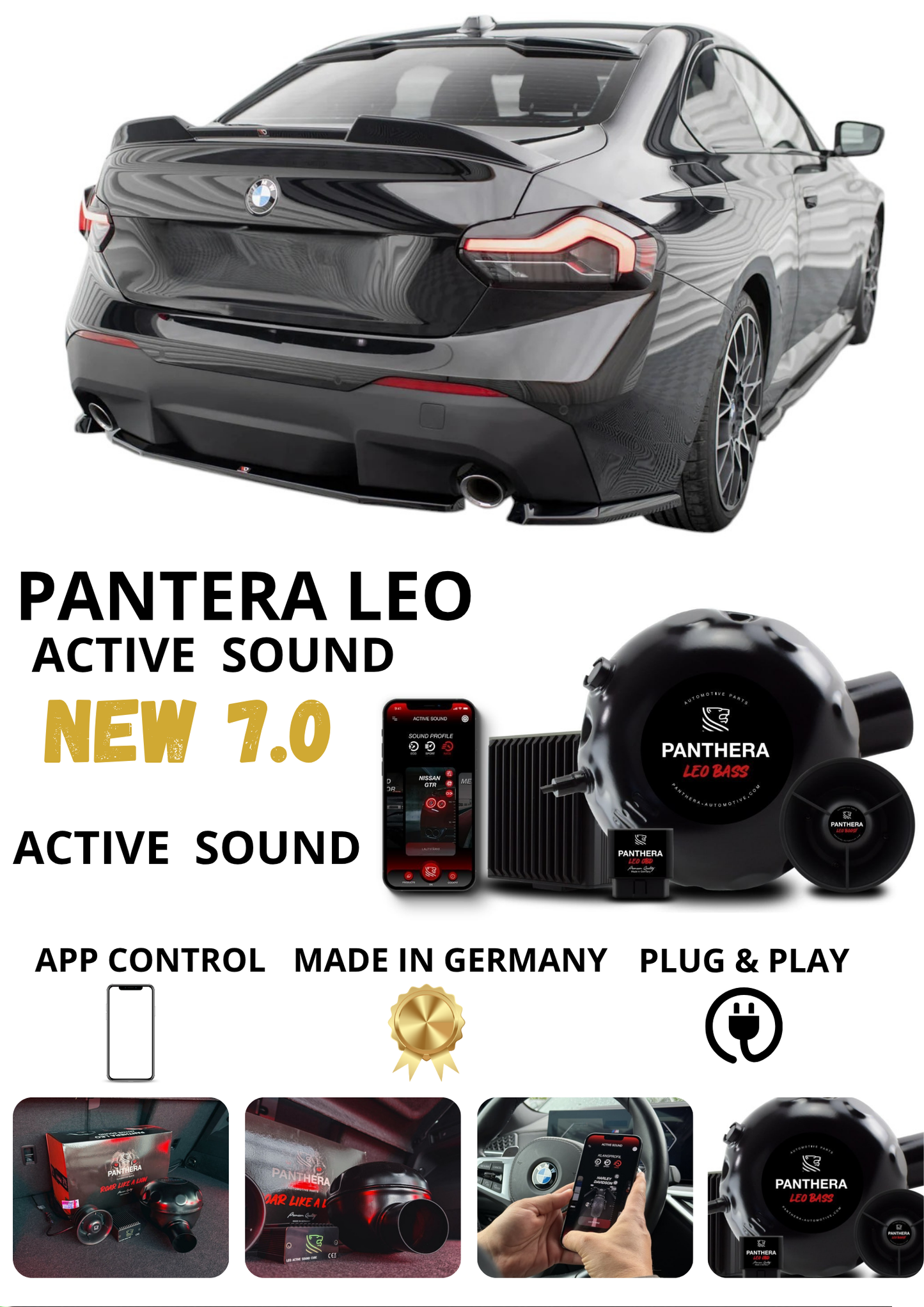 💕 Sound Booster Adatto per BMW 2 Coupe G42  Active Exhaust Sportivo 💕