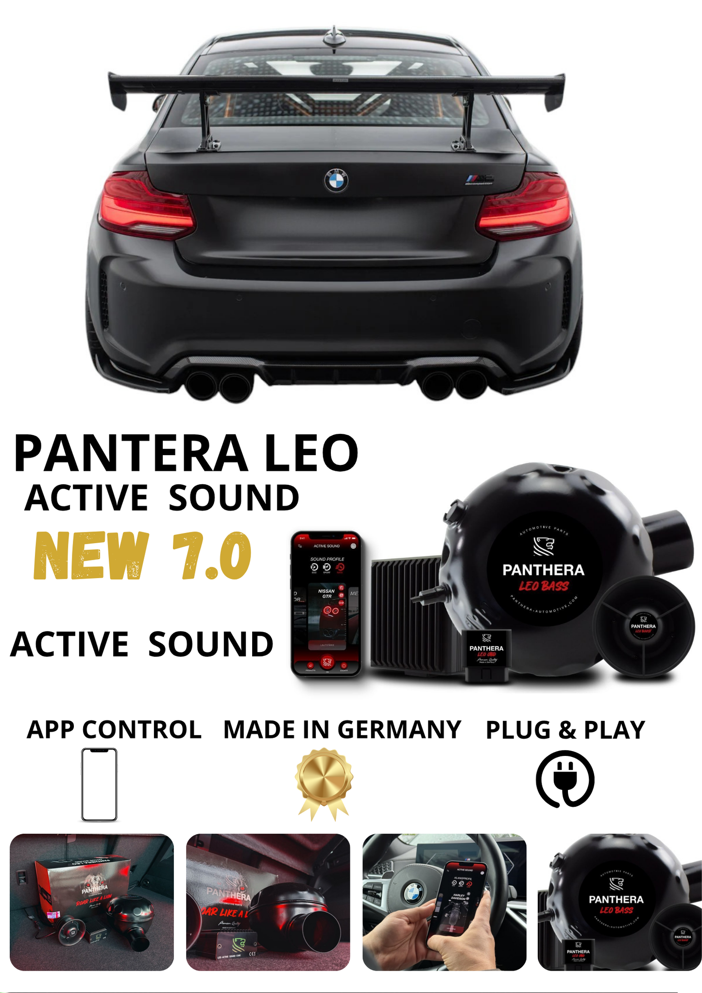 💕 Sound Booster Adatto per BMW M2 F87  Active Exhaust Sportivo 💕