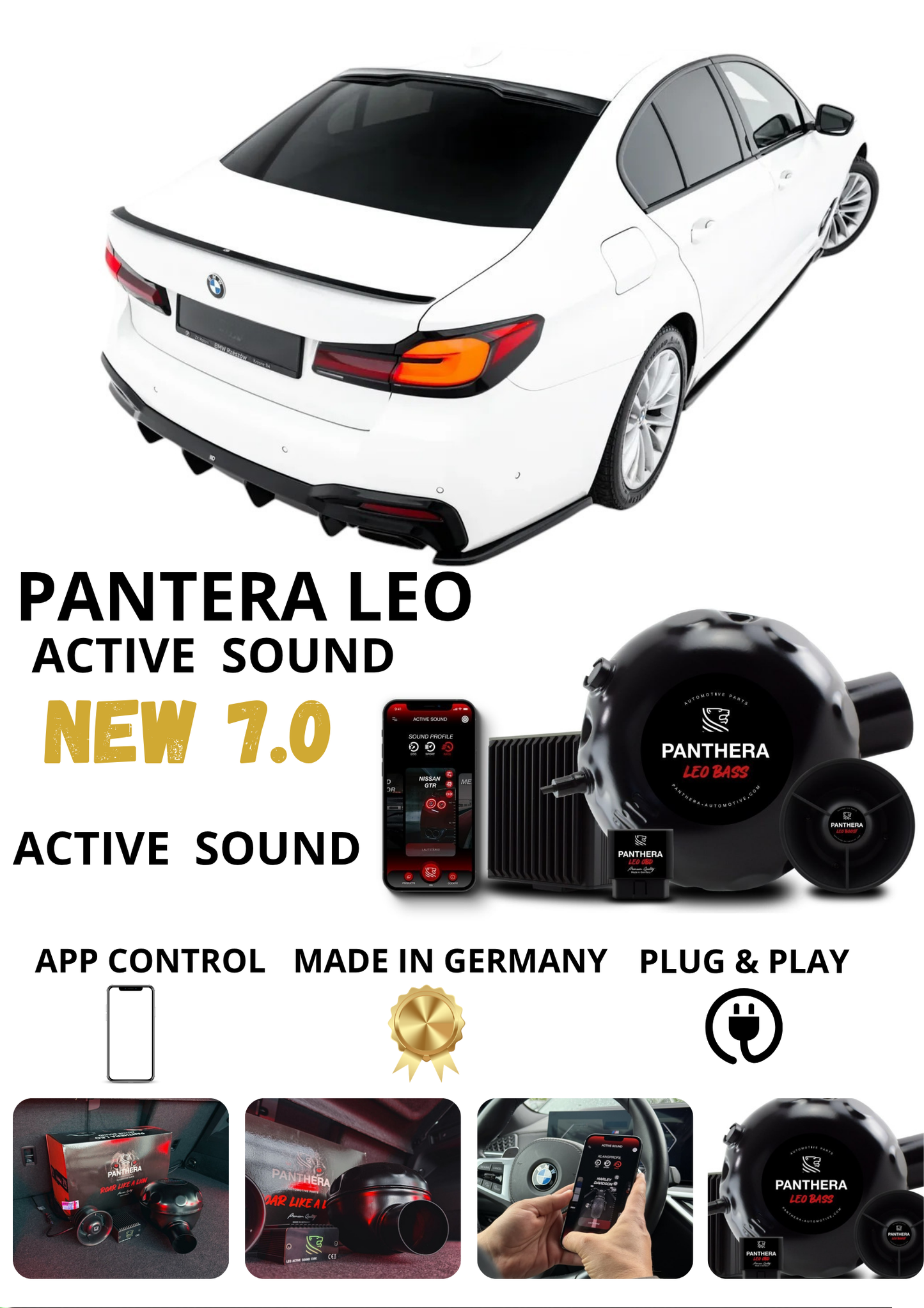 💕 Sound Booster Adatto per BMW 5 G30 Facelift Active Exhaust Sportivo 💕