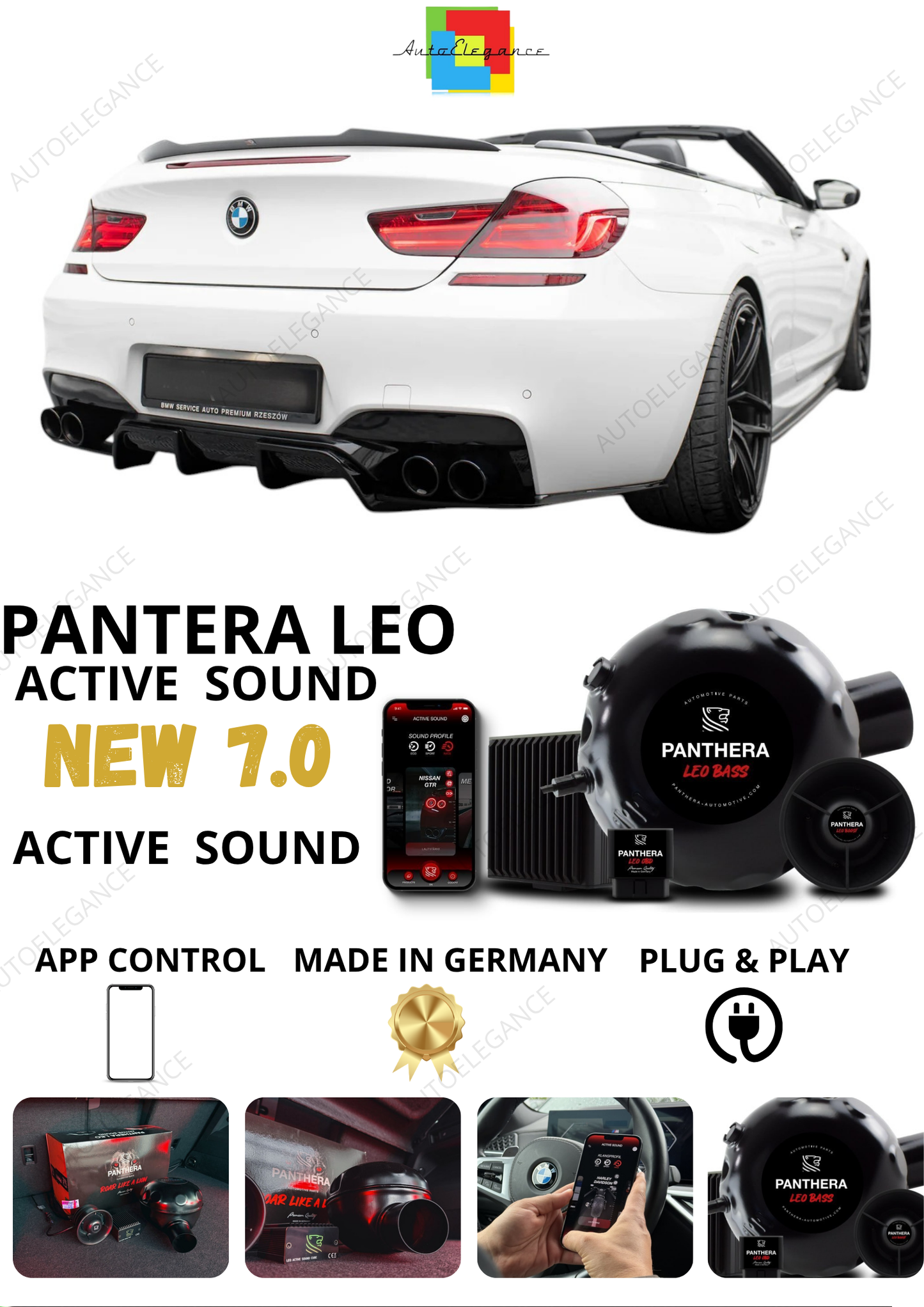 💕 Sound Booster Adatto per BMW M6 / 6 M-Pack  F12  Active Exhaust Sportivo 💕