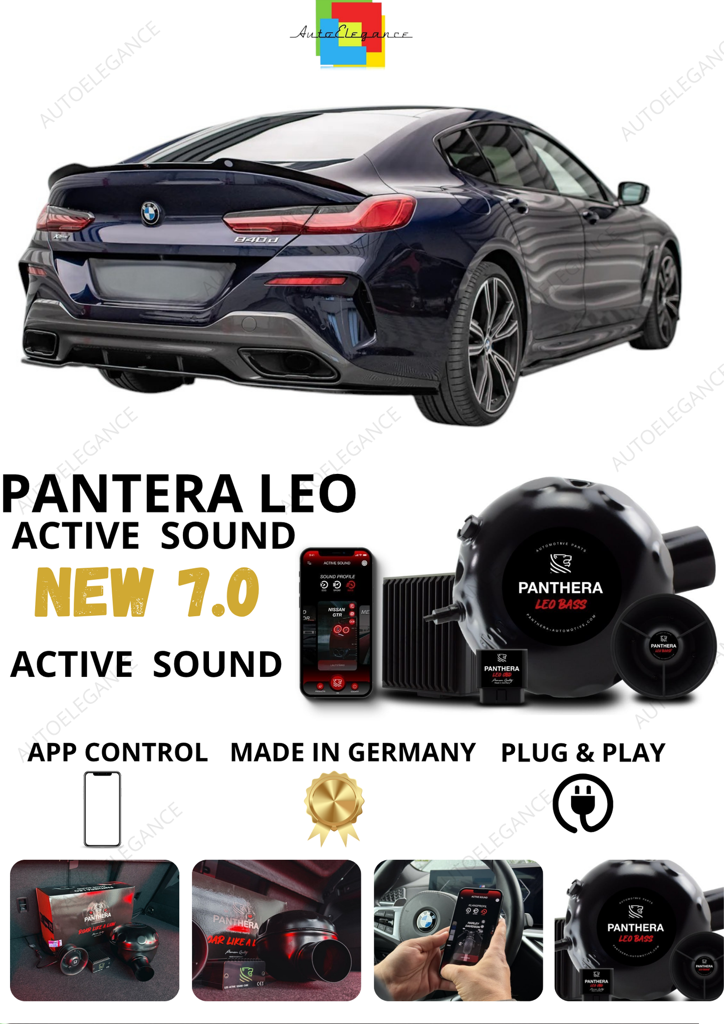 💕 Sound Booster Adatto per BMW 8 Gran Coupe G16 Active Exhaust Sportivo 💕