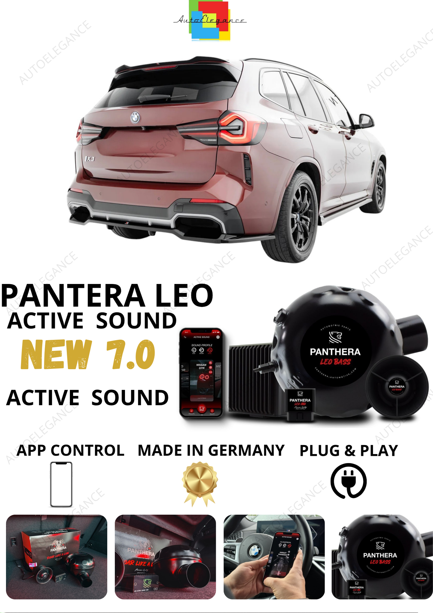💕 Sound Booster Adatto per BMW  iX3 M-Pack G08 Active Exhaust Sportivo 💕